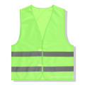 High Quality Security Safety Zip Vest Reflective Fluorescent Vest